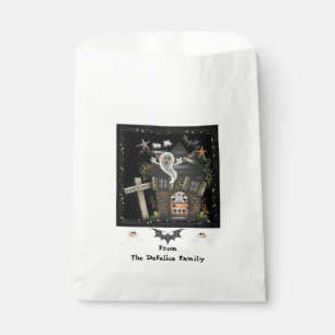 Halloween - Cute Haunted Ghost House (2) Favour Bags