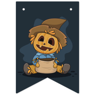 Halloween Cute Jack O' Lantern Bunting