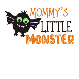 Halloween Cute Little Monster Mother Son  Baby Bodysuit