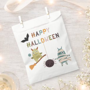 Halloween Cute Monsters Party Favour Bags