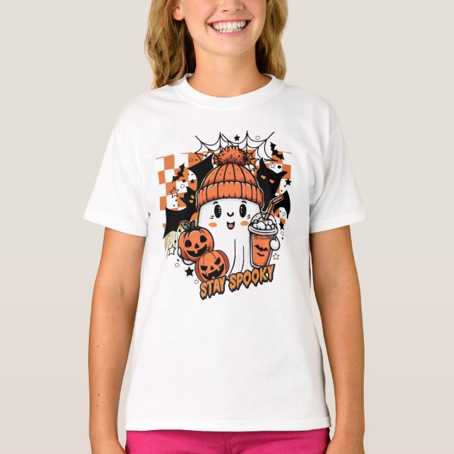Halloween Cute Pumpkin Fall Festival  T-Shirt (Front)