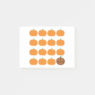 Halloween Cute Pumpkin Patch Post-it Notes
