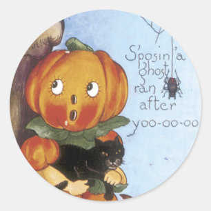 Halloween Cute Pumpkin Stickers - Trick or Treat's