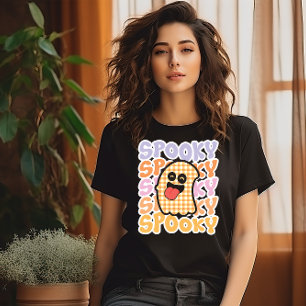 HALLOWEEN CUTE RETRO SPOOKY GHOST T-Shirt