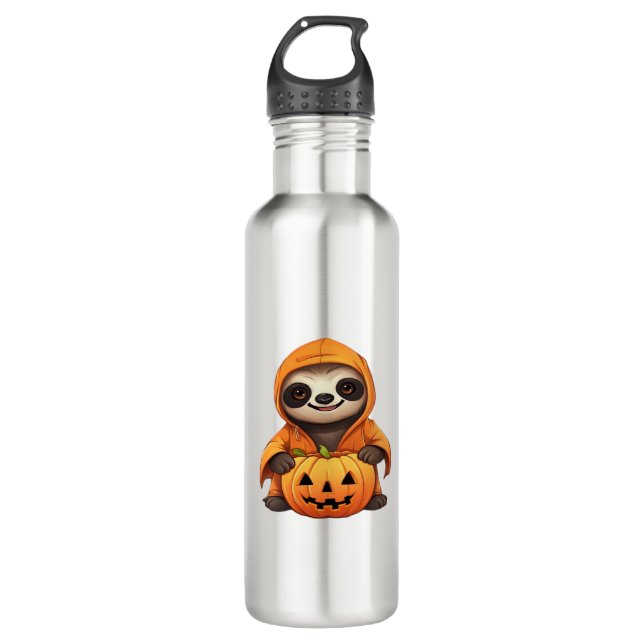 Halloween Cute Sloth Classic T-Shirt 710 Ml Water Bottle (Front)