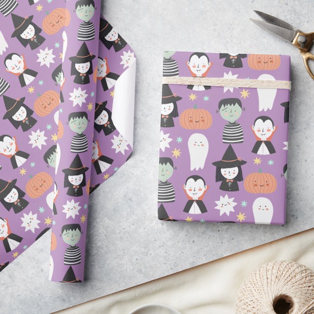 Halloween Cute Spooky Gift Wrapping Paper (Creator Uploaded)