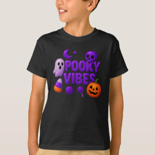 Halloween Cute Spooky Vibes Clothes Unisex T-Shirt