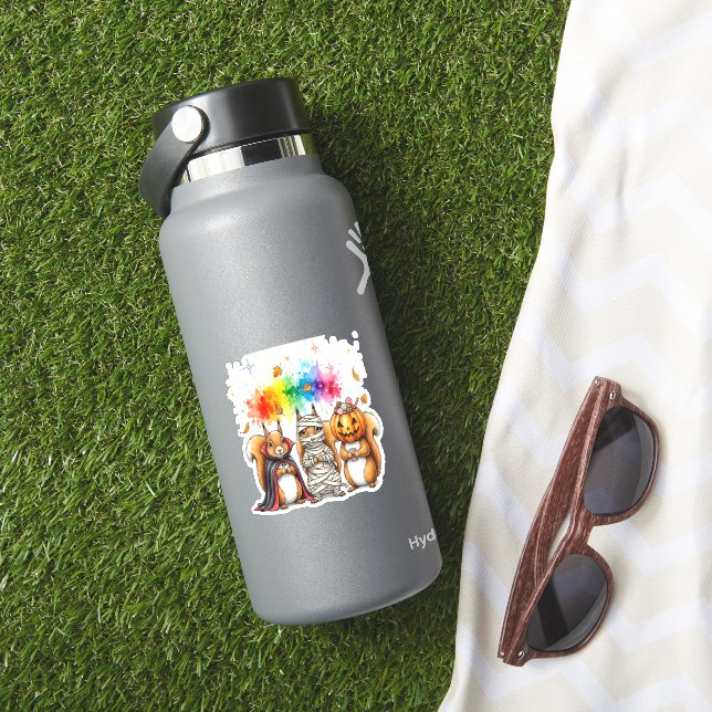 Halloween Cute Squirrels Costume (HydroFlask Insitu)