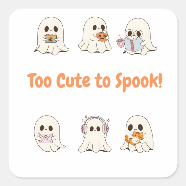 Halloween cute stickers (Front)