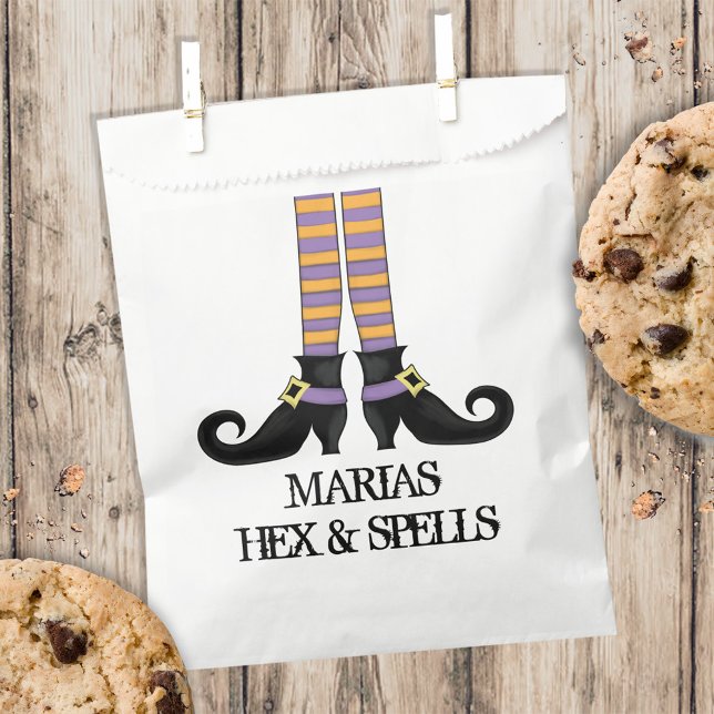 Halloween Cute Whimsical Witch Simple Stockings Favour Bags (Creator Uploaded)