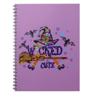 Halloween Cute Wicked Witch Notebook