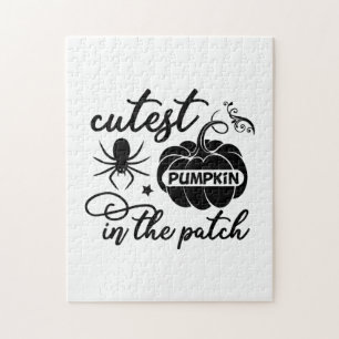 Halloween Cutest Pumpkin In The Patch Birthday Jigsaw Puzzle