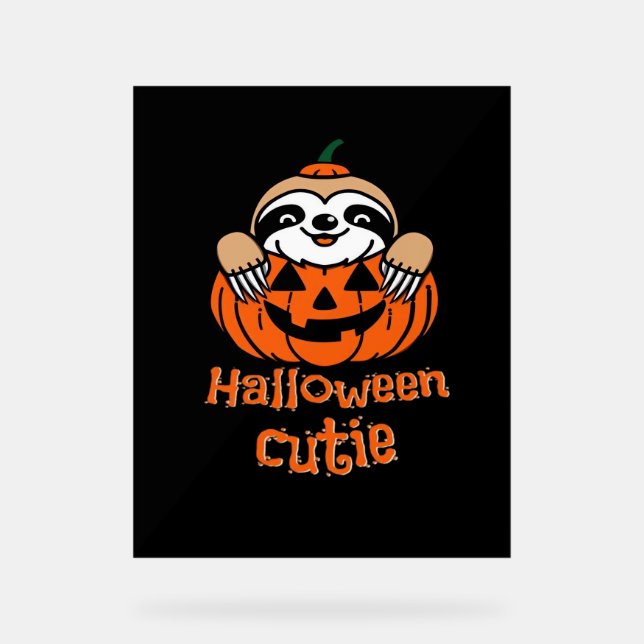 Halloween cutie sloth Essential T-Shirt Acrylic Sign (Front)