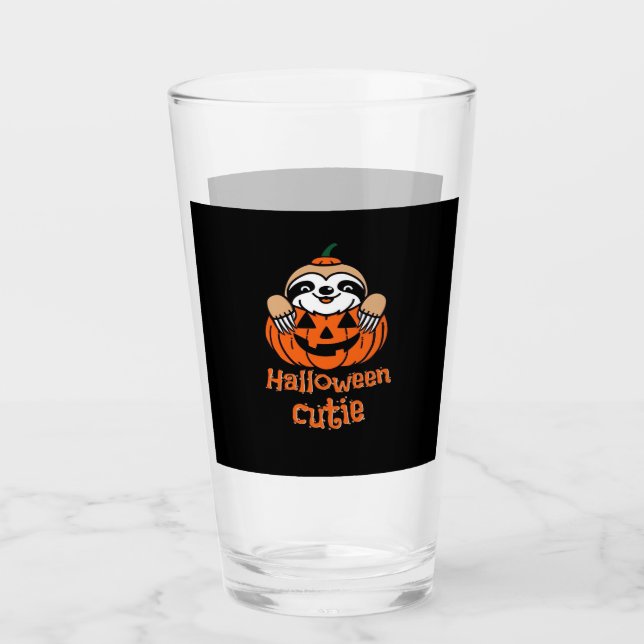Halloween cutie sloth Essential T-Shirt Glass (Front)