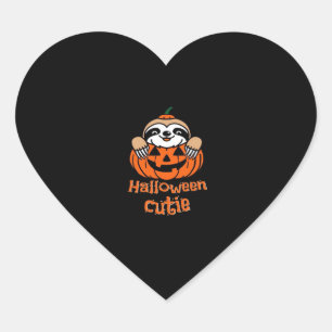 Halloween cutie sloth Essential T-Shirt Heart Sticker