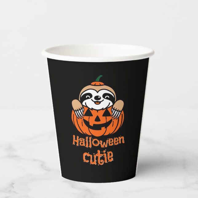 Halloween cutie sloth Essential T-Shirt Paper Cups (Front)
