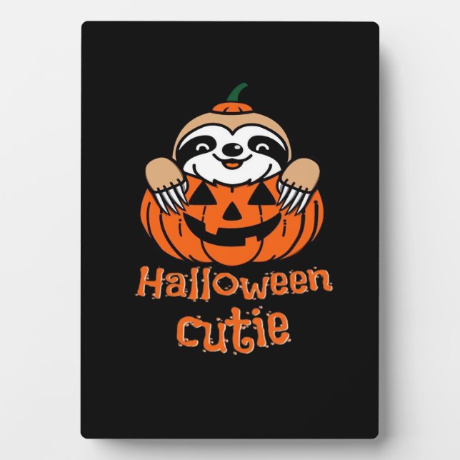 Halloween cutie sloth Essential T-Shirt Plaque (Front)