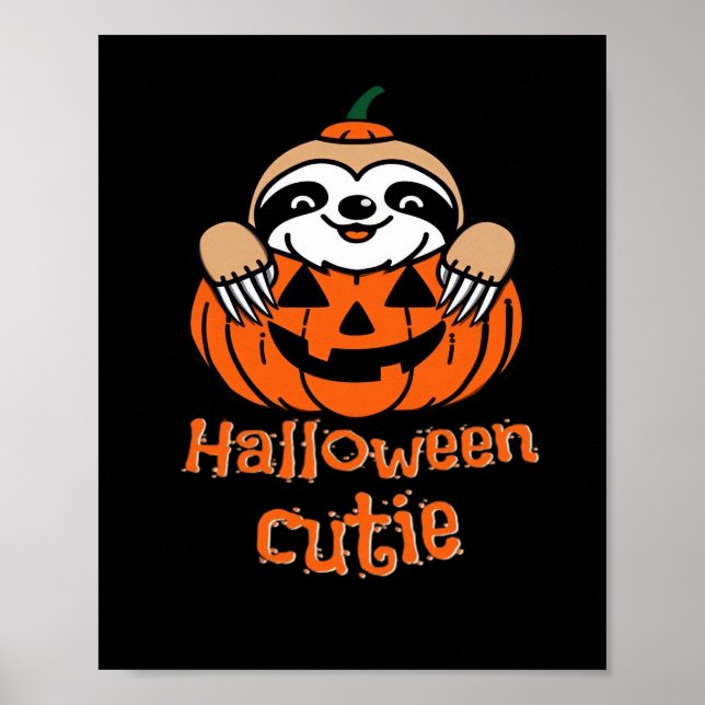 Halloween cutie sloth Essential T-Shirt Poster (Front)