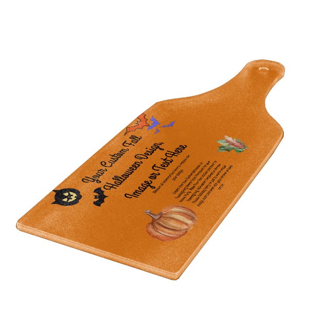 Halloween Cutting Board - Custom Kitchen Gift (Corner)