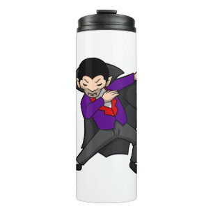 halloween dabbing dracula vampire thermal tumbler