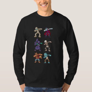 Halloween Dabbing Mummy Zombie Witch Dab Costume H T-Shirt