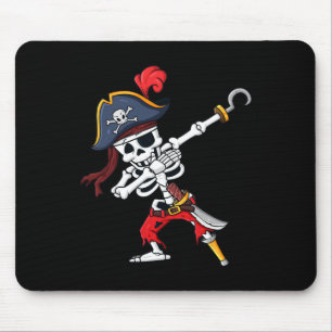 Halloween Dabbing Pirate Skeleton Fun Dab Boys Gir Mouse Mat