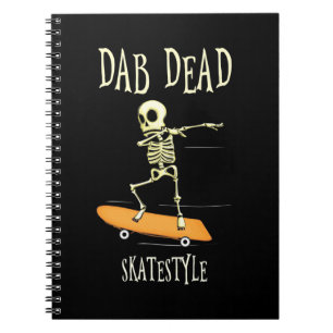 Halloween Dabbing Skatestyle Notebook