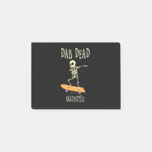Halloween Dabbing Skatestyle Post-it Notes