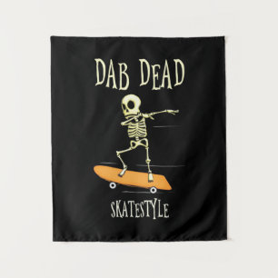 Halloween Dabbing Skatestyle Tapestry