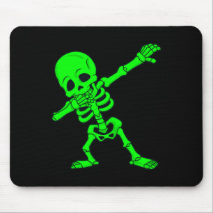 Halloween Dabbing Skeleton Boys Girls Kids Dab 1 Mouse Mat