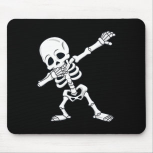 Halloween Dabbing Skeleton Boys Girls Kids Dab Mouse Mat
