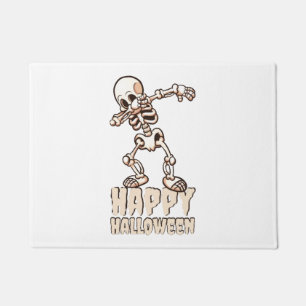 Halloween Dabbing Skeleton Halloween Costume Doormat