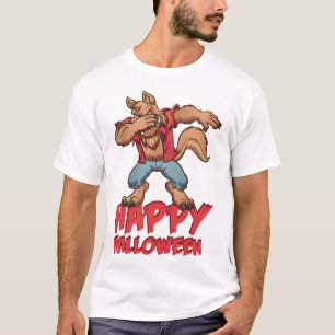 Halloween Dabbing Werwolf Halloween Costume T-Shirt