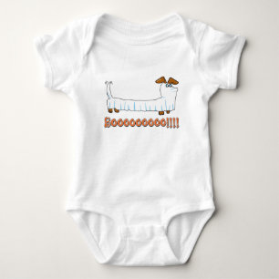 Halloween Dachshund Boo Baby Bodysuit