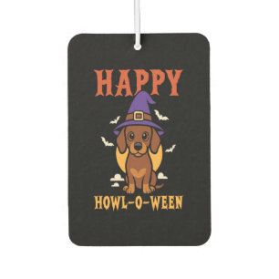 Halloween Dachshund Dog Car Air Freshener