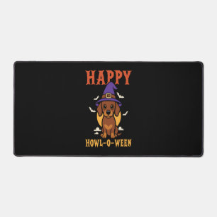 Halloween Dachshund Dog Desk Mat