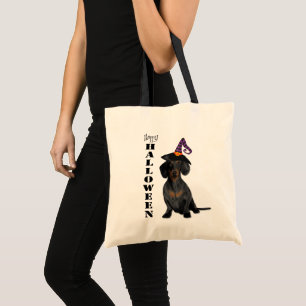 Halloween Dachshund Dog Tote Bag