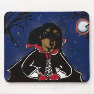 Halloween Dachshund Mouse Mat