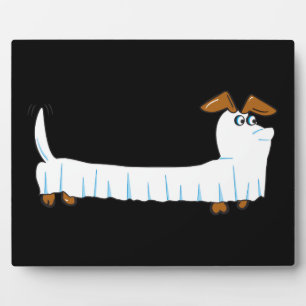 Halloween Dachshund Plaque