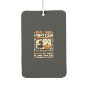 Halloween Dachshund Spooky Warning Car Air Freshener