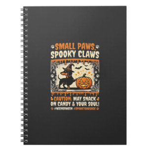 Halloween Dachshund Spooky Warning Notebook