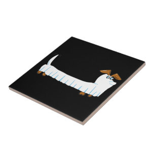 Halloween Dachshund Tile