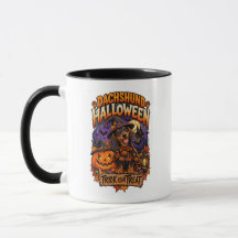 Halloween Dachshund Trick or Treat Mug