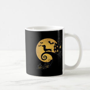 Halloween Dachshund Weenie Wiener Moonshine Sausag Coffee Mug