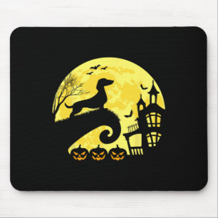 Halloween Dachshund Weenie Wiener Moonshine Sausag Mouse Mat