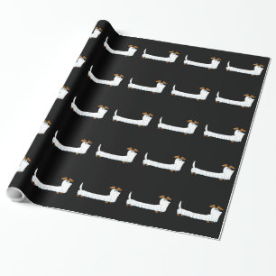Halloween Dachshund Wrapping Paper