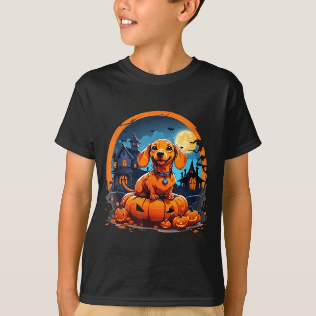 Halloween dachsund  T-Shirt (Front)