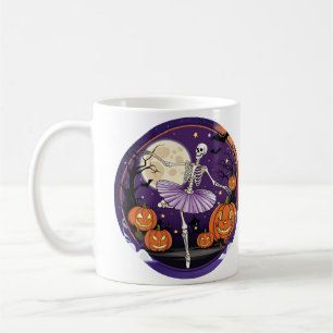 Halloween dacing skeleton, best halloween gift ! coffee mug