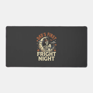 Halloween Dad First Fright Night Desk Mat