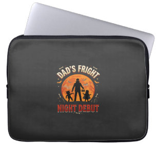 Halloween Dad Fright Night Laptop Sleeve